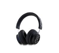 DKNY Casque Audio Sans Fil Bluetooth 5.3 Motif à Carreaux en Cuir Noir