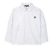 Dkny - Chemise En Popeline De Coton - Blanc - Fille - 6 Ans