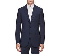 DKNY Coupe Moderne, Combinaison Haute Performance séparée Blouson de Costume d'affaires, Bleu Marine uni, 54 Homme