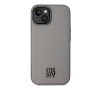 DKNY Coque Arrière pour iPhone 15 Gris
