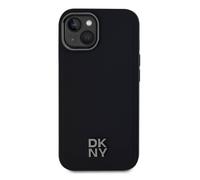 Dkny Coque De Téléphone Pu Leather Stack Logo Magsafe Iphone 15
