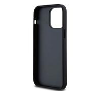 DKNY Coque pour iPhone 14 Pro Max Élégante – Motifs à carreaux et à rayures – Noir