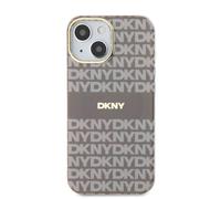 DKNY Coque pour iPhone 14 en TPU Souple à Motif Beige