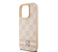 DKNY Coque pour iPhone 15 Pro Max Élégante avec Motifs à Carreaux et à Rayures