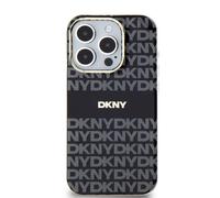 DKNY Coque pour iPhone 15 Pro Max en TPU Souple à Motif Noir