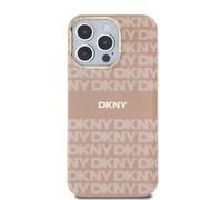 Etui DKNY pour iPhone 15 Pro Max 6.7 rose étui rigide IML Mono & Stripe MagSafe
