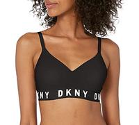 DKNY Soutien-Gorge Push-up sans Armatures Cozy Boyfriend pour Femme, Opaque, Noir/Blanc