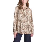 Dkny - Dj4W2029 F5E - Femme - Blouses et Chemises - Brun - Taille: 42 FR