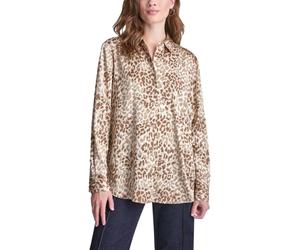 Dkny - Dj4W2029 F5E - Femme - Blouses et Chemises - Brun - Taille: 42 FR