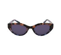 Dkny DK548S 248 Mocha/Blue Tort Gradient Sunglasses Woman Acetato, Oval, 51