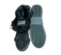DKNY DONNA KARAN Fourrure Shearling Chaussures Bottes Stiefel Sneakers Neuf 38,5