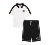 Dkny - Ensemble Tee-shirt Et Bermuda - Noir Blanc - Garçon - 10 Ans