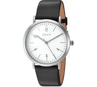 DKNY FEMME 36MM BRACELET CUIR BOITIER ACIER INOXYDABLE QUARTZ MONTRE NY2506