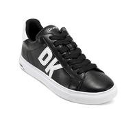 DKNY Femme Abeni-Lace Up Sneakers Basket, Noir et Blanc, 36 EU