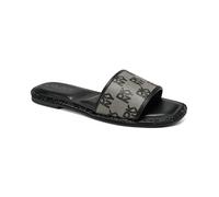 DKNY Femme Badin-Flat Slide 5mm Sandales Claquettes, Noir, 40 EU