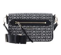 DKNY Femme Bryant Ave Top Zip Dome Crossbody, Logo noir et noir, taille unique, Logo noir