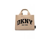 Dkny, Femme, Sacs, Beige, Taille: ONE Size Hadlee Small Canvas Logo Tote