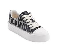 DKNY Femme York Lace-up Baskets, Noir/Blanc, 37 EU