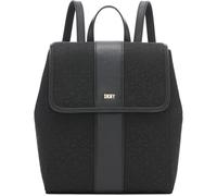 DKNY Flap Sac à dos en cuir Sutton - noir