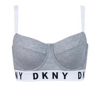 DKNY Intimates Soutien-gorge gris chiné / noir / blanc, Taille 75