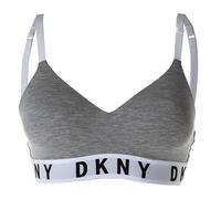 DKNY Intimates Soutien-gorge gris chiné / noir / blanc, Taille 90