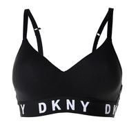 DKNY Soutien-Gorge Push-up sans Armatures Cozy Boyfriend, Opaque, Noir/Blanc, Taille L Femme