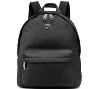 DKNY Jenny Backpack, Sac à Dos Femmes, Noir et Argent, L