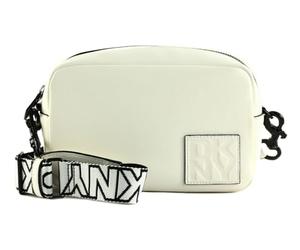 DKNY Kenza Camera Bag, Sac pour Appareil Photo aux Femmes, Optic White/Black, OneSize
