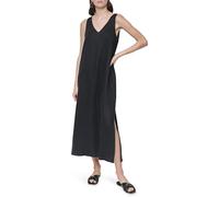 DKNY Lightweight Linen Maxi Dress Robe, Noir, Taille XL Femme