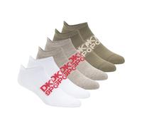 DKNY Lot de 6 paires de chaussettes basses pour femme, Flocons d'avoine/vert, 9-11
