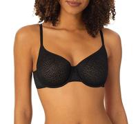 DKNY Modern Lace Unlined Demi Bra Soutien-Gorge Corbeille, Opaque, Noir, 85D Femme