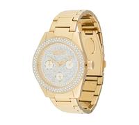DKNY Montre à affichage analogique 'Chambers Multi Glitz' or / transparent / blanc, Taille One Size