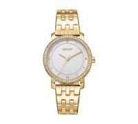 DKNY Montre à Quartz Astoria Glitz à Quartz 5 ATM, Or, celui Qui est, Bracelet