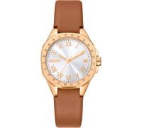 Dkny Brooklyn Mini 30 Mm Woman Watch Marron Femme