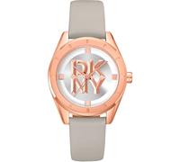 Dkny Chambers Midi 34 Mm Woman Watch Orange Femme