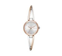 DKNY Montre pour femme Crosswalk, mouvement à trois aiguilles, boîtier en acier inoxydable or rose de 26 mm avec bracelet en acier inoxydable, NY2791