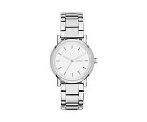 DKNY Montre pour femmes Soho, mouvement à trois aiguilles, boîtier en acier inoxydable de 34 mm avec bracelet en acier inoxydable, NY2342