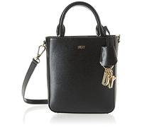 DKNY Paige Mini Crossbody, Sacs à Main à bandoulière Femme, Noir/Or