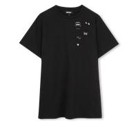 Dkny - Robe A Manches Courtes - Black - Fille - 12 Ans