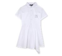 Dkny - Robe À Manches Courtes - Blanc - Fille - 6 Ans