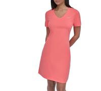 Dkny Mini Stud Logo Short Sleeve Dress Rose S Femme