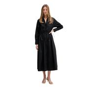 Dkny - Robe chemise mi-longue à taille ajustable - Femme - Robes - Noir - Taille: 38 FR