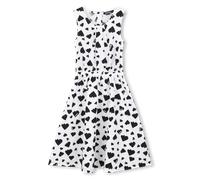 Dkny - Robe Imprimée - Blanc Noir - Fille - 10 Ans