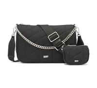 DKNY Sac à bandoulière Bodhi pour femme, noir/argent, Taille unique