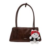 DKNY sac à épaule Amelie Bowling Bag Walnut brun