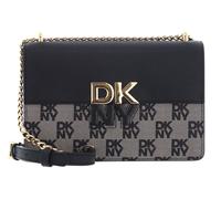 DKNY sac à épaule bandoulière Echo Chain Flap Crossbody Bag S BK Logo - BK