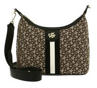DKNY Sac à épaule bandoulière marron noir pour femme - Carol Pouchette M Chino / Blk 143284