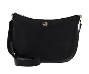 DKNY Sac à épaule bandoulière noir en cuir pour femme - Carol Saddle Crossbody Bag Blk / Gold 136745