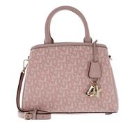 DKNY Sac à épaule bandoulière rose en cuir pour femme - Paige Satchel Bag M Cashmere 115488
