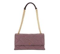 DKNY Sac à épaule bandoulière vieux rose en cuir pour femme - Willow Leather Shoulder Bag Vntg Rose 191698